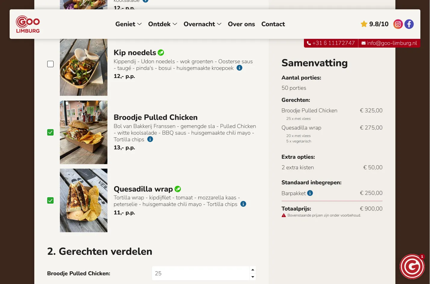 GOO Limburg - Offerte module