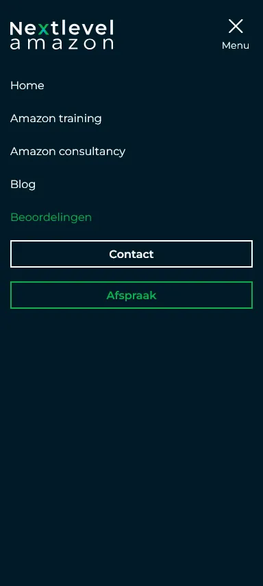 Next Level Amazon menu