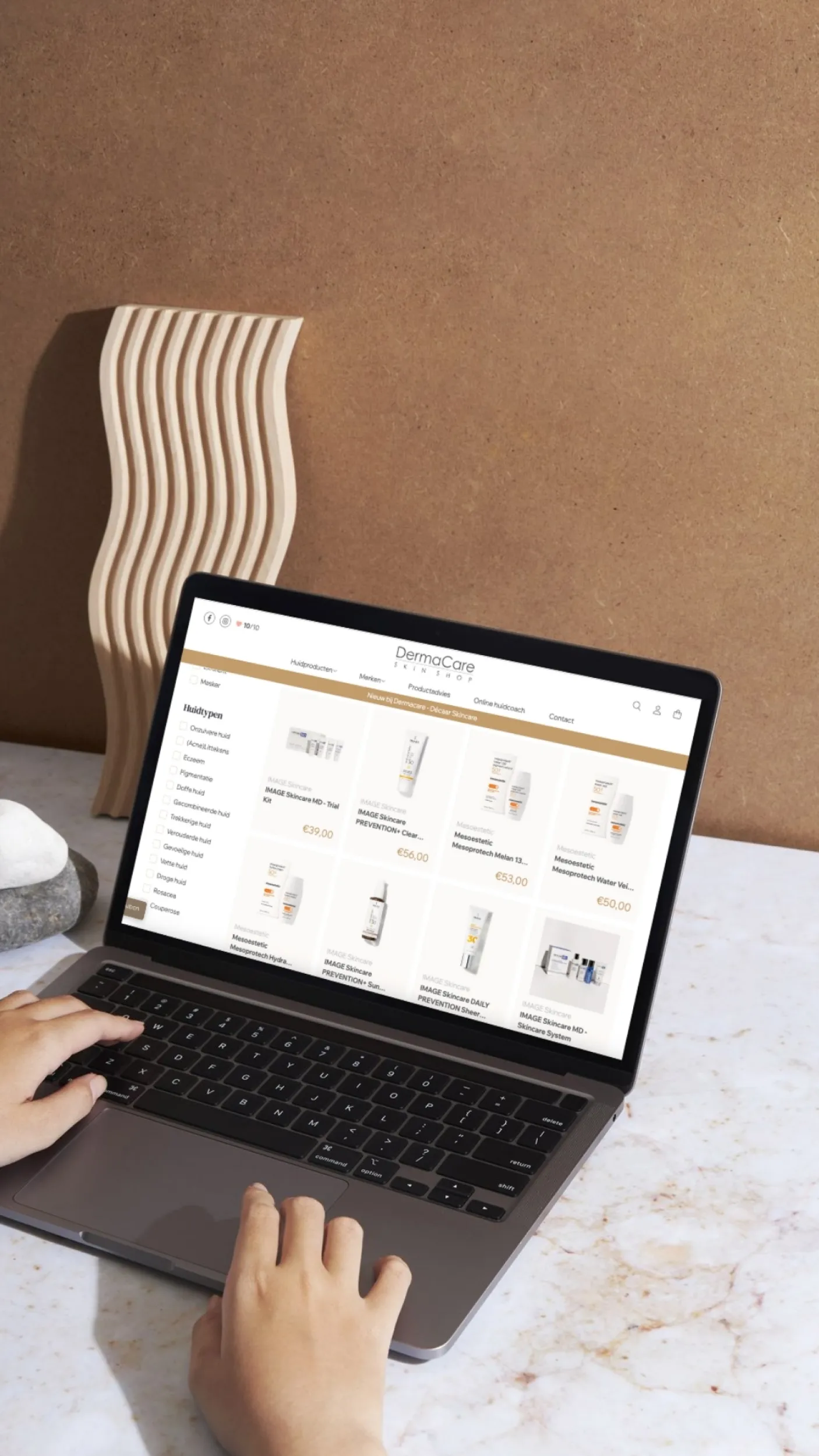 Productpagina overzicht DermaCare