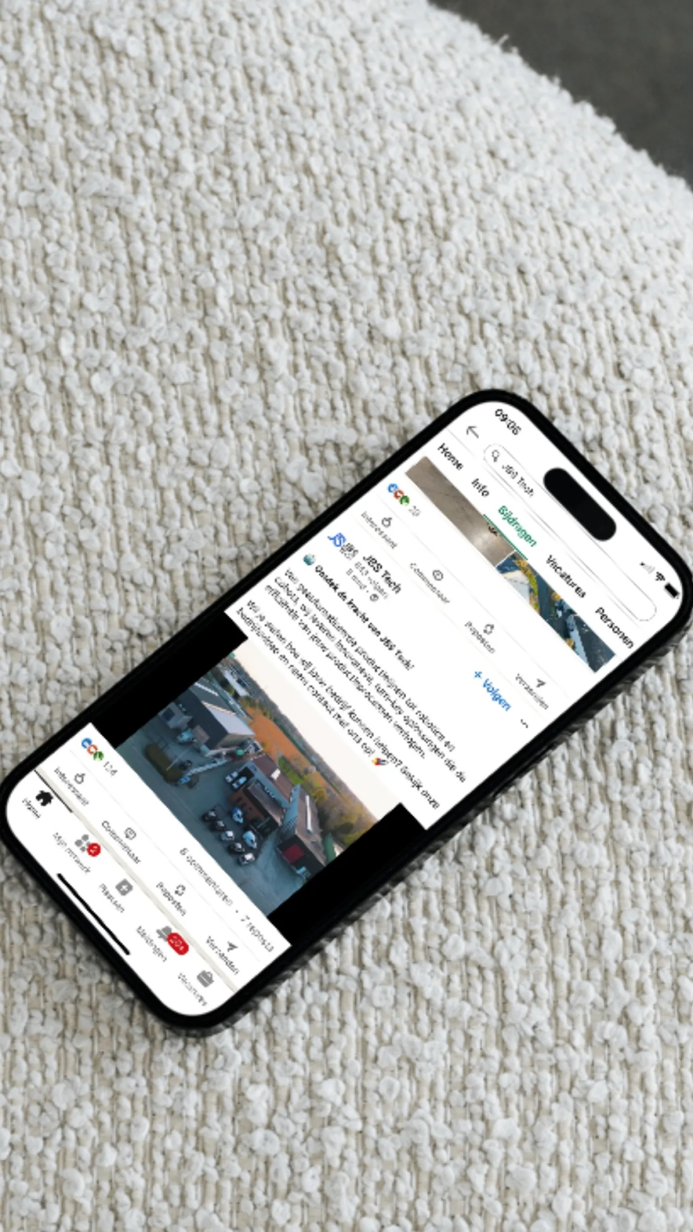 LinkedIn marketing door Cross Internet voorbeeld