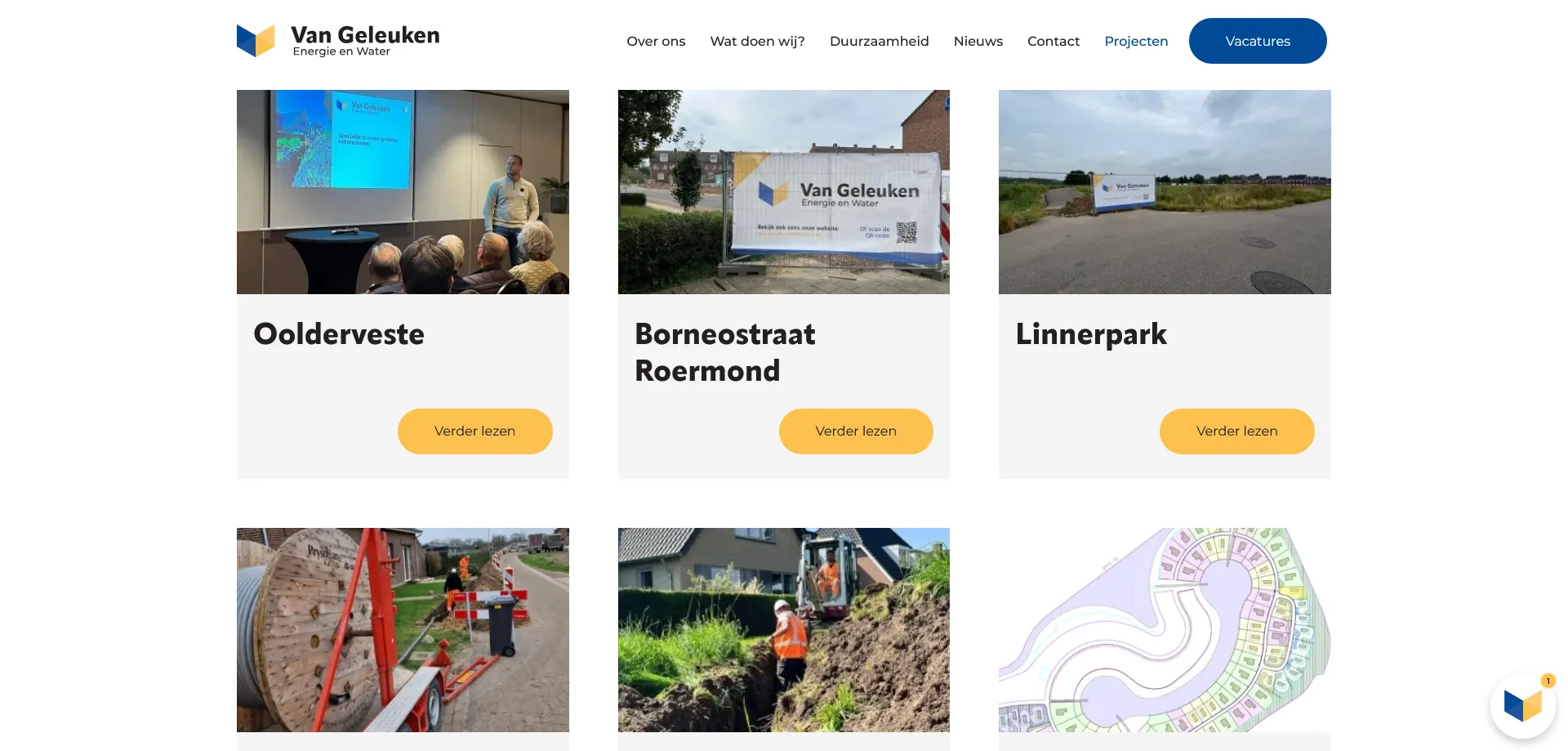 Van Geleuken Energie en Water projecten