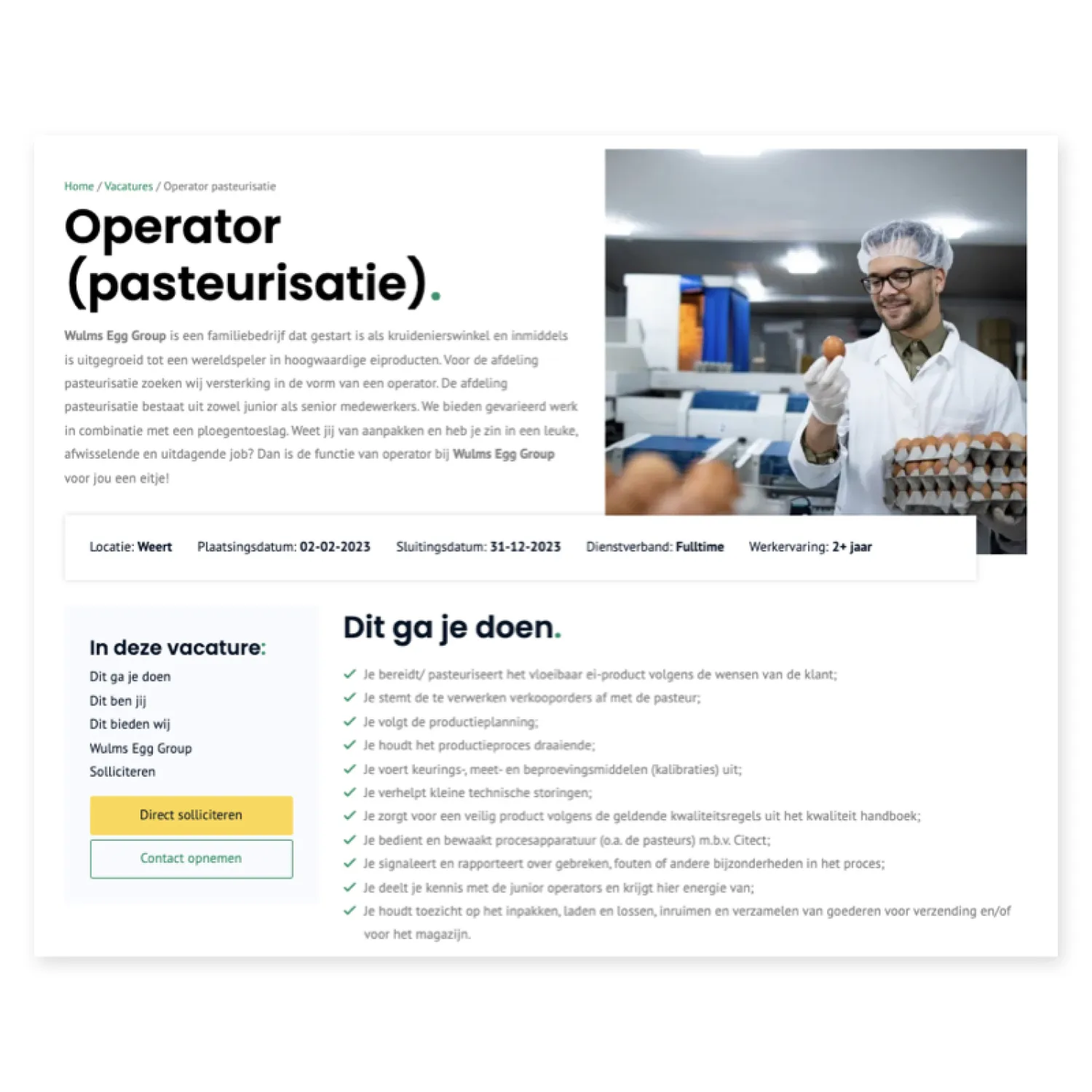 Solliciteren? Appeltje eitje!