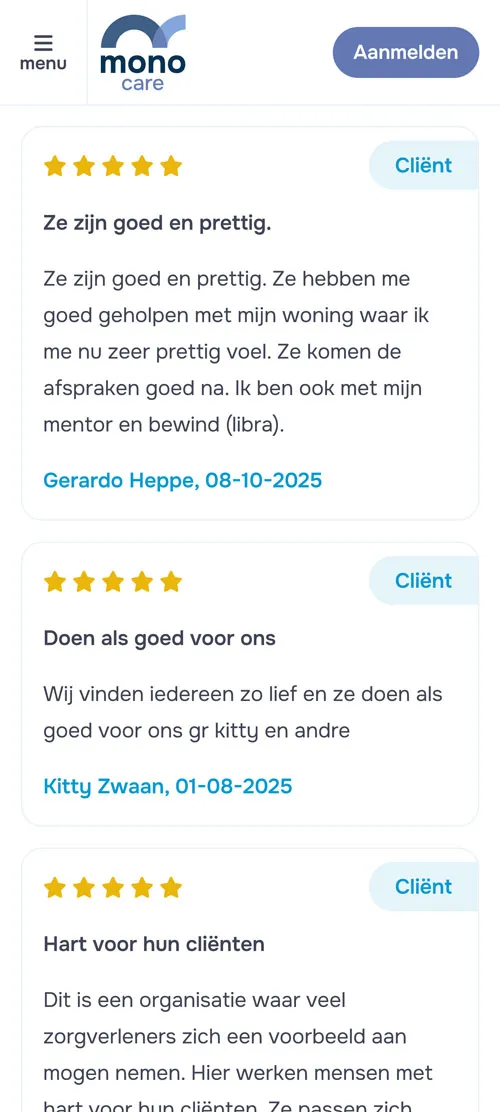 Mono Care beoordelingen