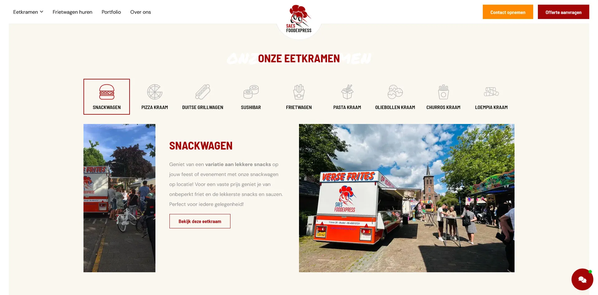 Saes Foodexpress foodtrucks desktop