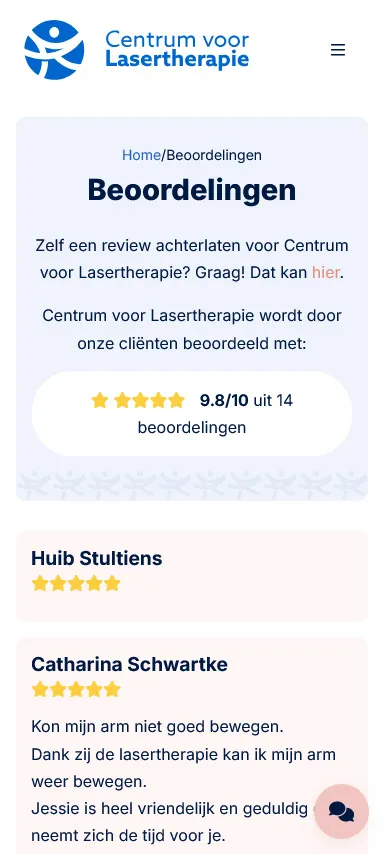 Centrum voor Lasertherapie reviews