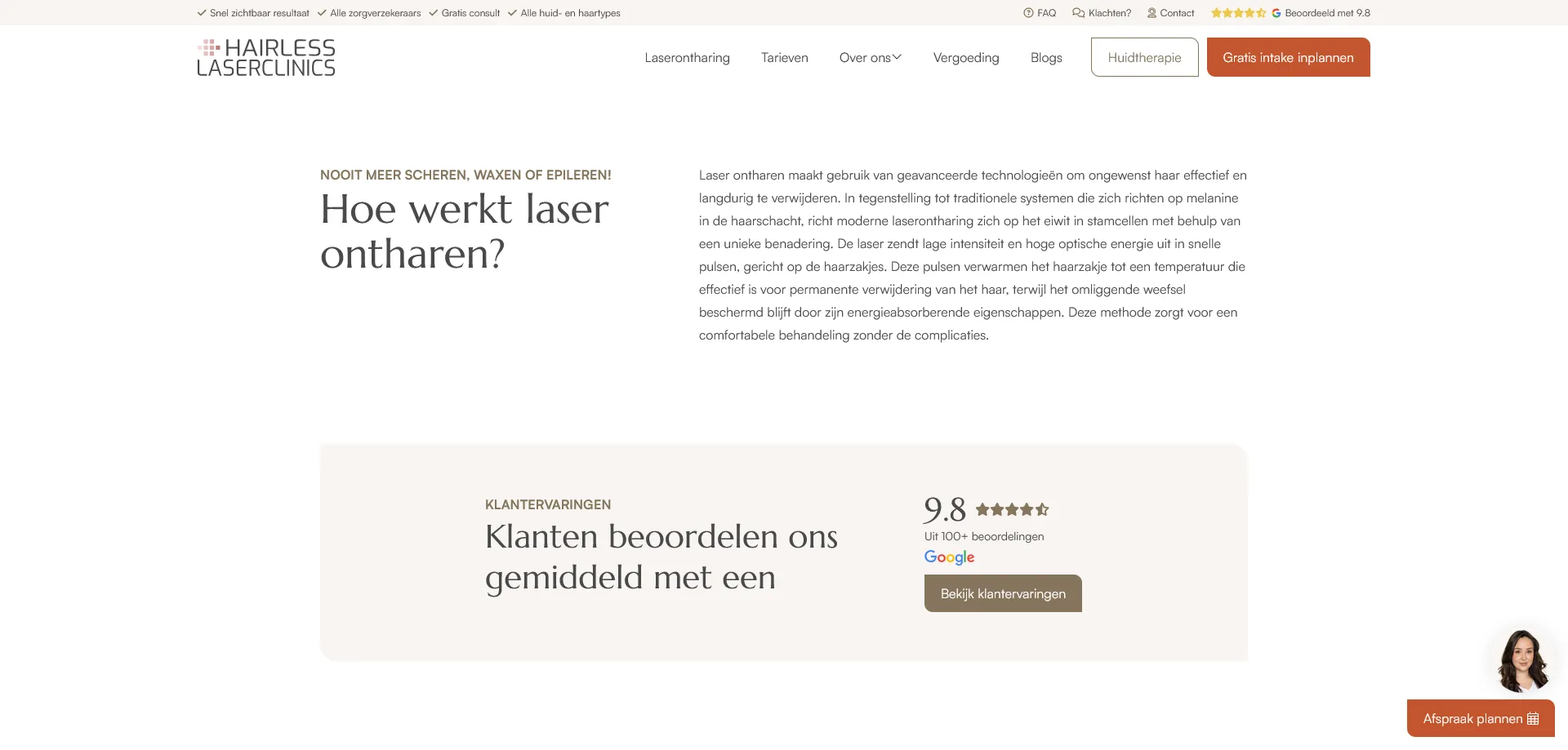 Hairless Laser Clinics reviews